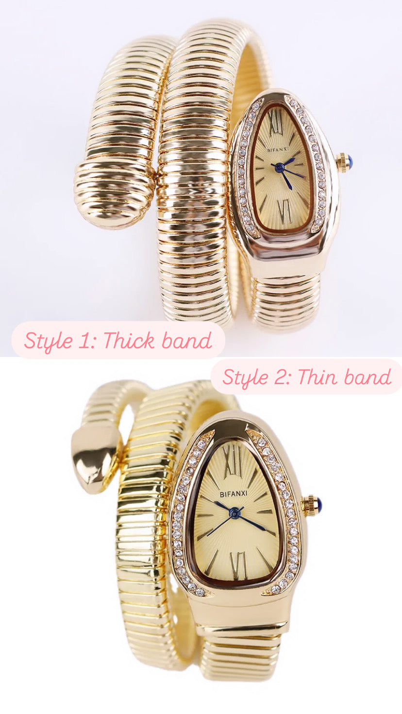 Luxx wrap watch - Gold