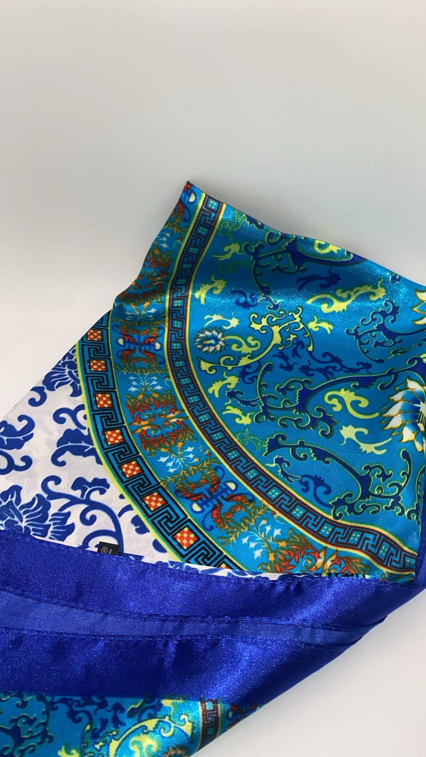 Asian print scarf