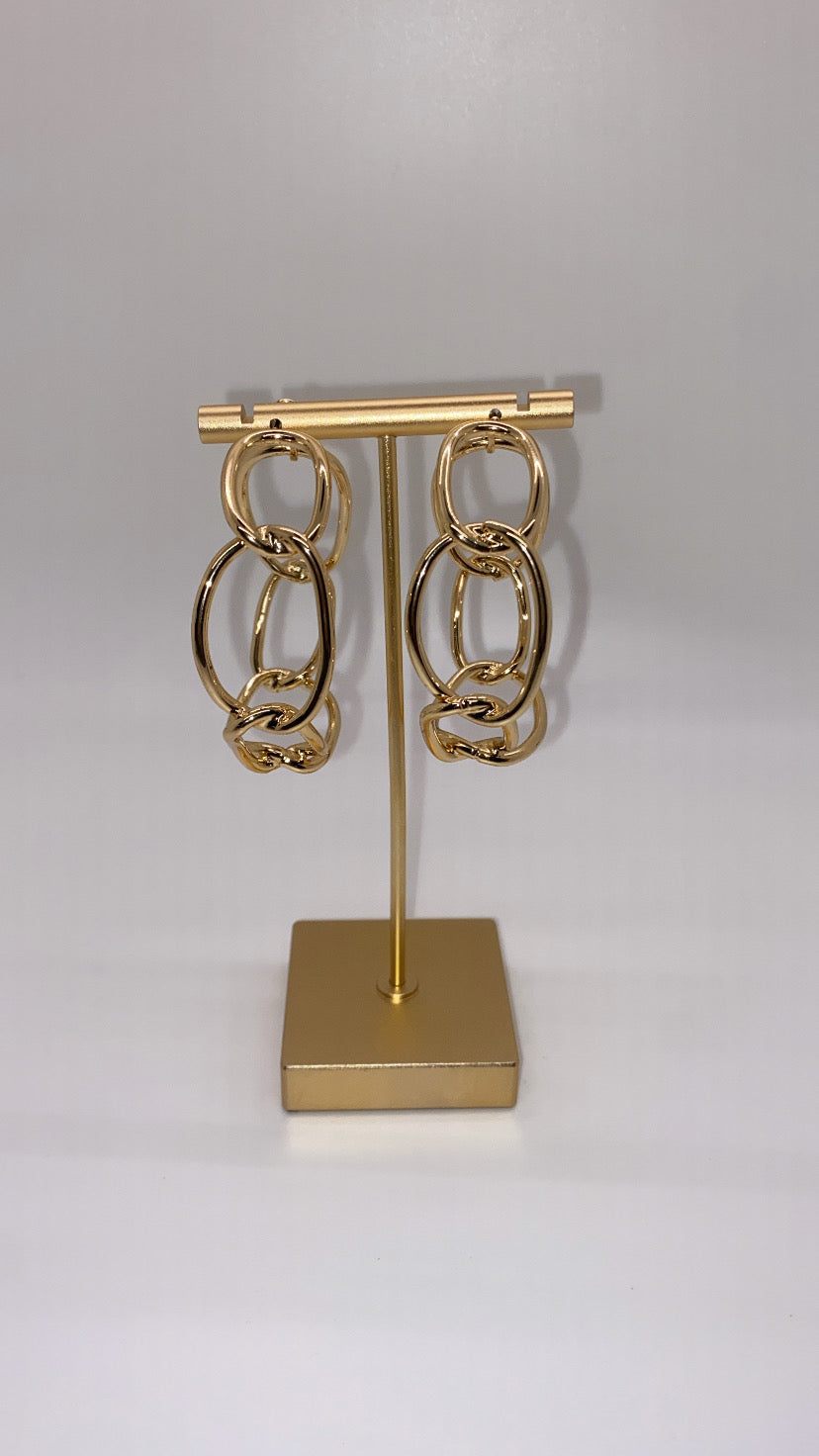 Love Language hoop earrings