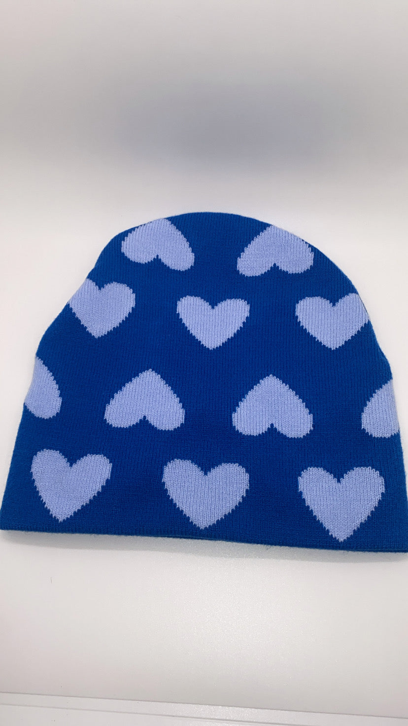 Hearts on Deck beanie hat