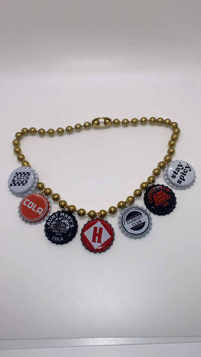 Bottlecap necklace