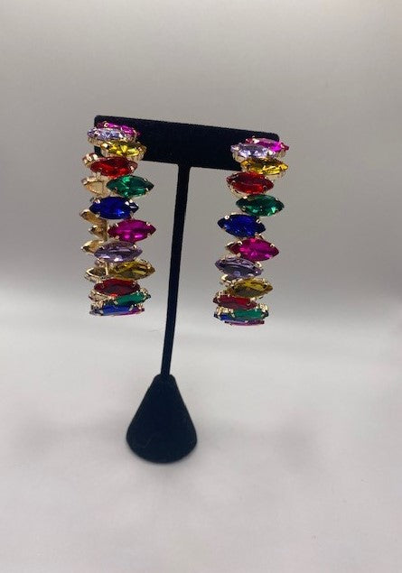 "Fun - Girl" Hoop Earrings