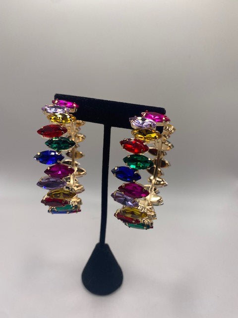 "Fun - Girl" Hoop Earrings